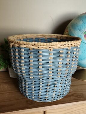 IKEA Stenbär Woven Rattan Plant Pot Holder Basket